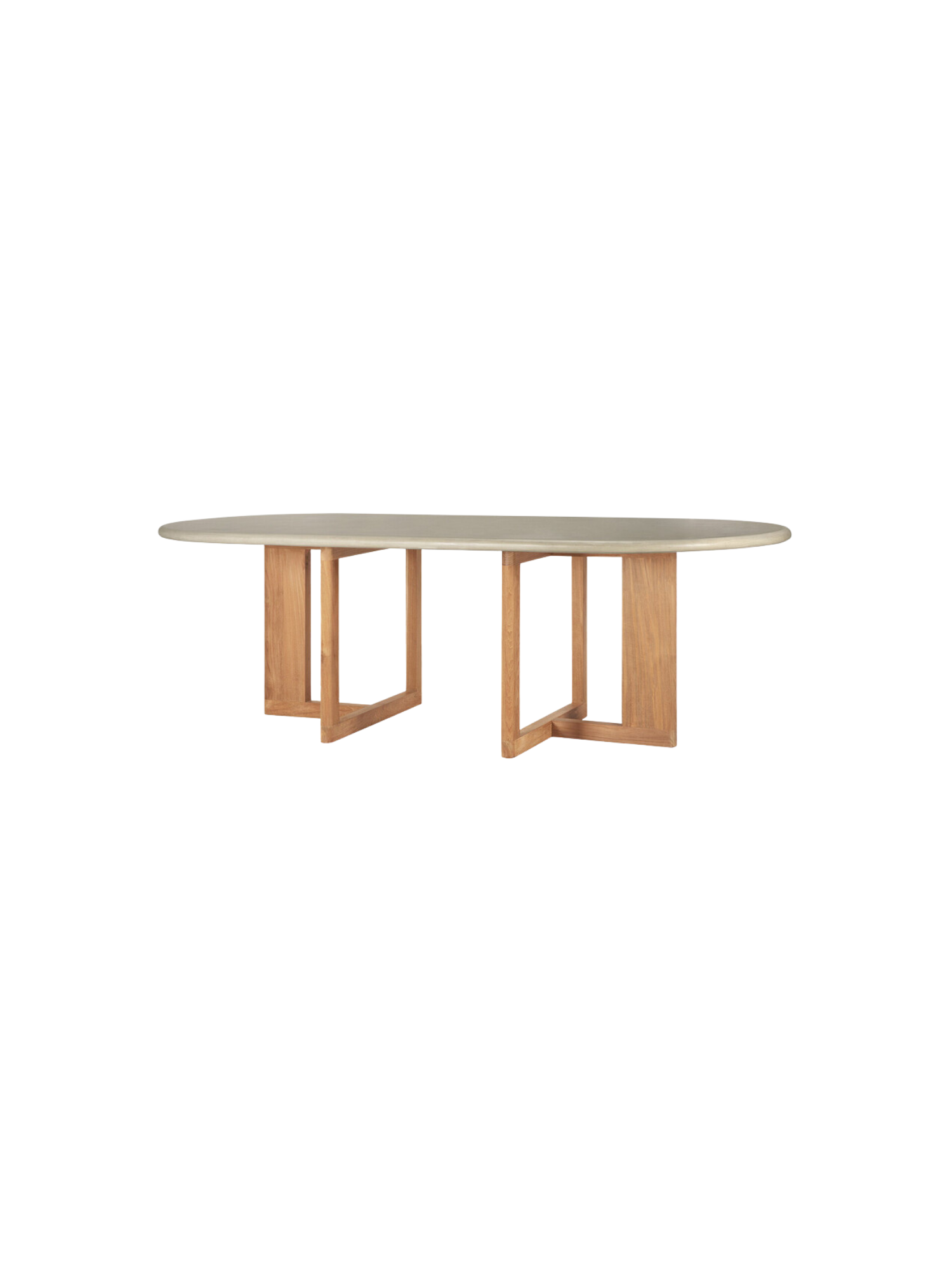 Trestle Outdoor Dining Table by Ethnicraft - THAT COOL LIVING