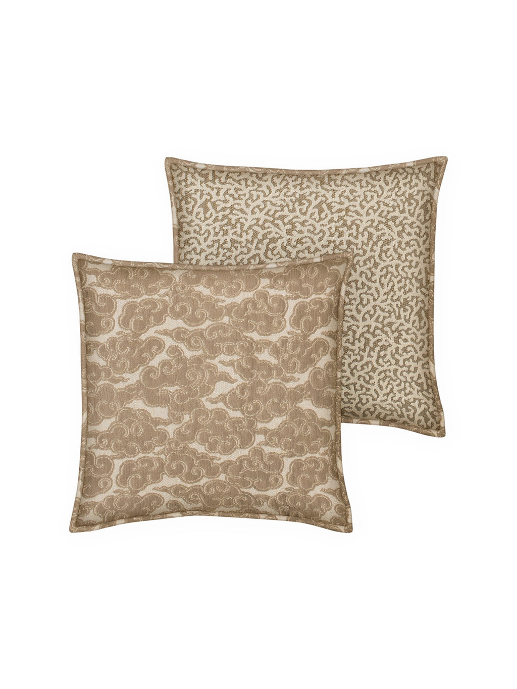 Double Sided Yin & Lauren Throw Pillow