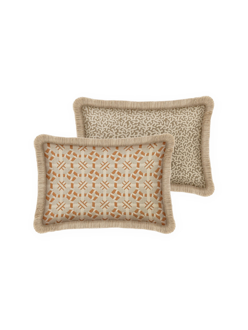 Double Sided Coco & Laura Throw Pillow