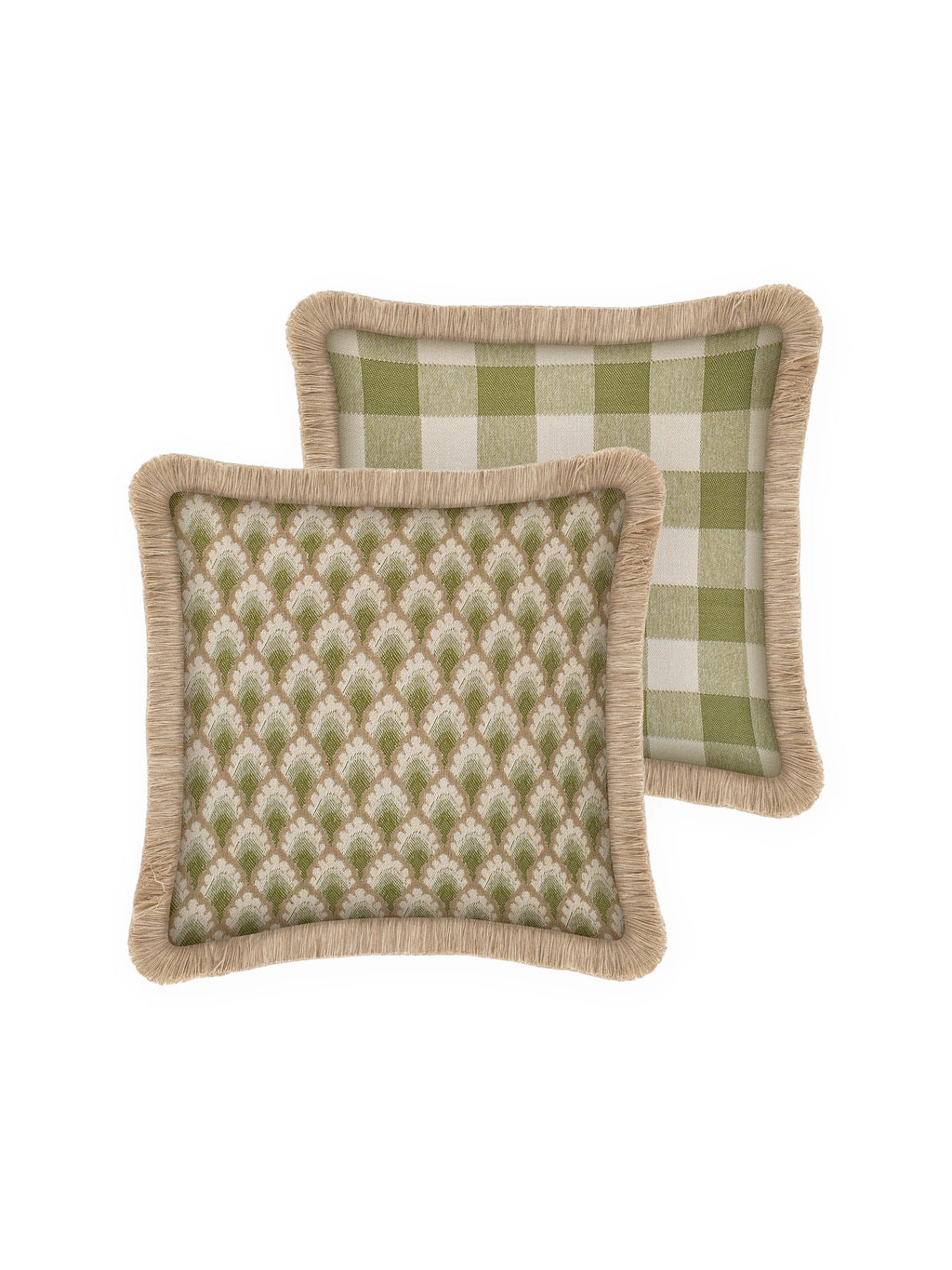 Double Sided Jessica & Brigitte Throw Pillow