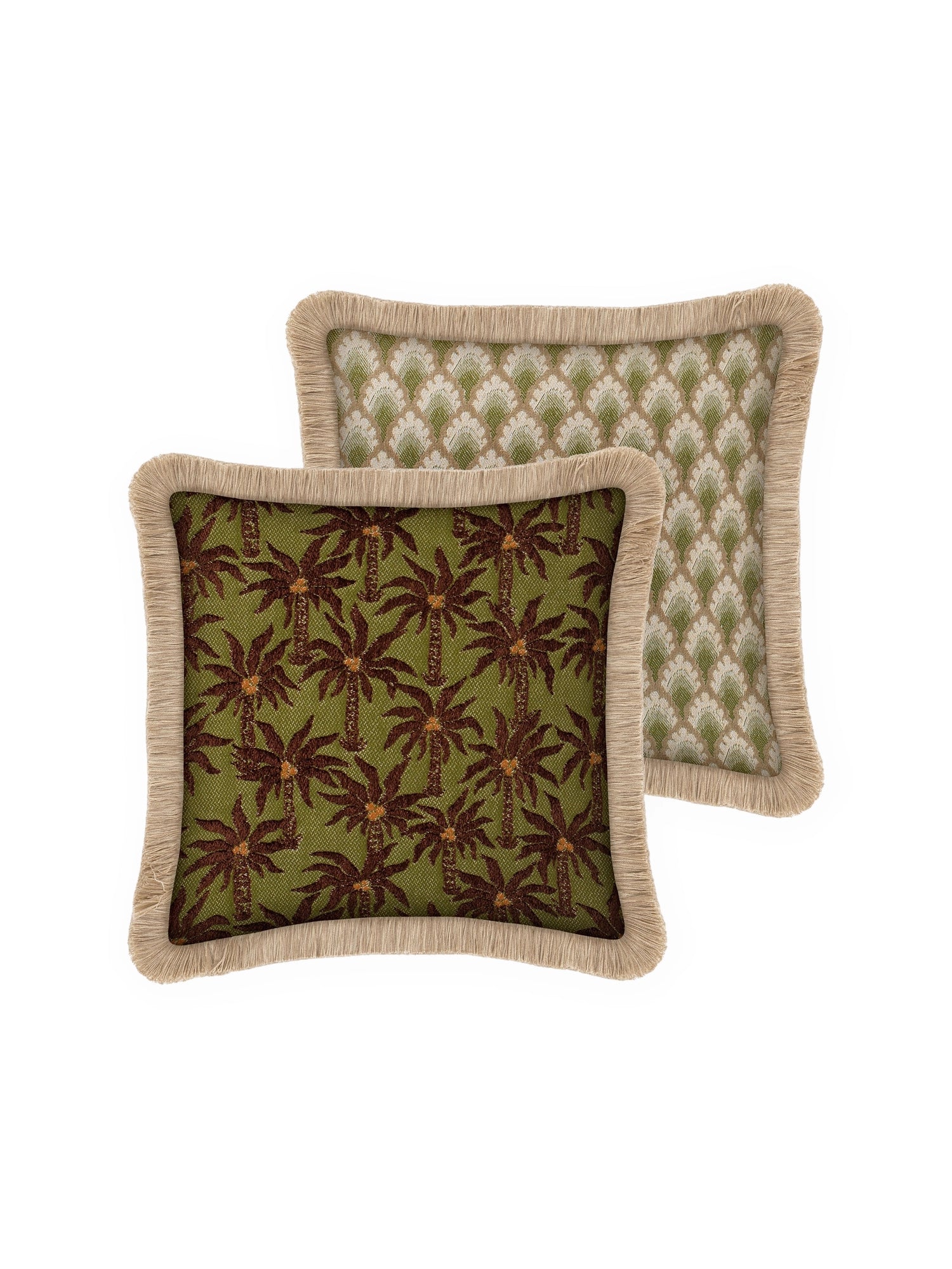 Double Sided Laura & Jessica Throw Pillow by Palais - THAT COOL LIVING