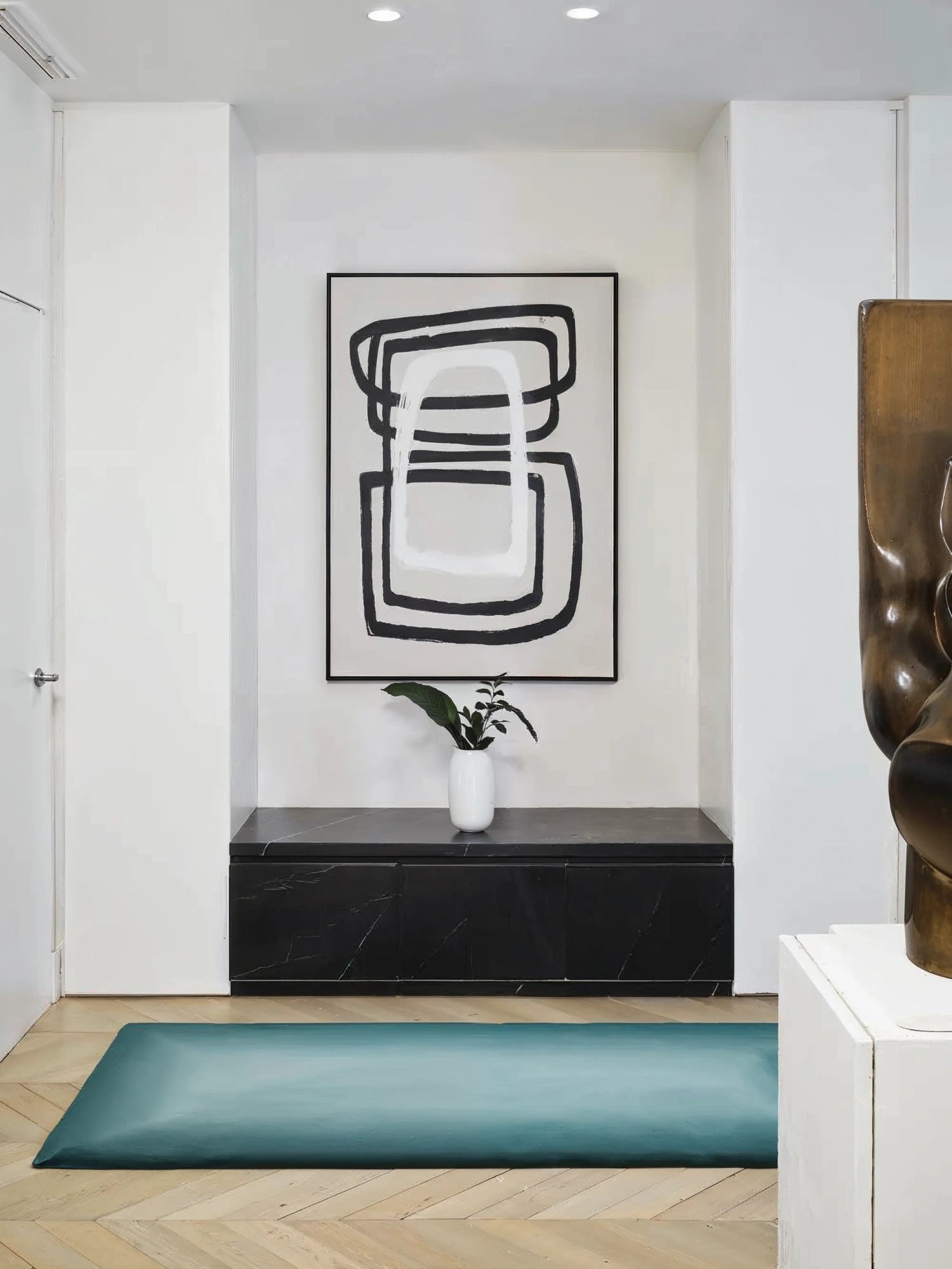 Degradé Border Turquoise Green Rug by alp_ - THAT COOL LIVING