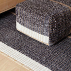 Reversible Pouf - Black - THAT COOL LIVING