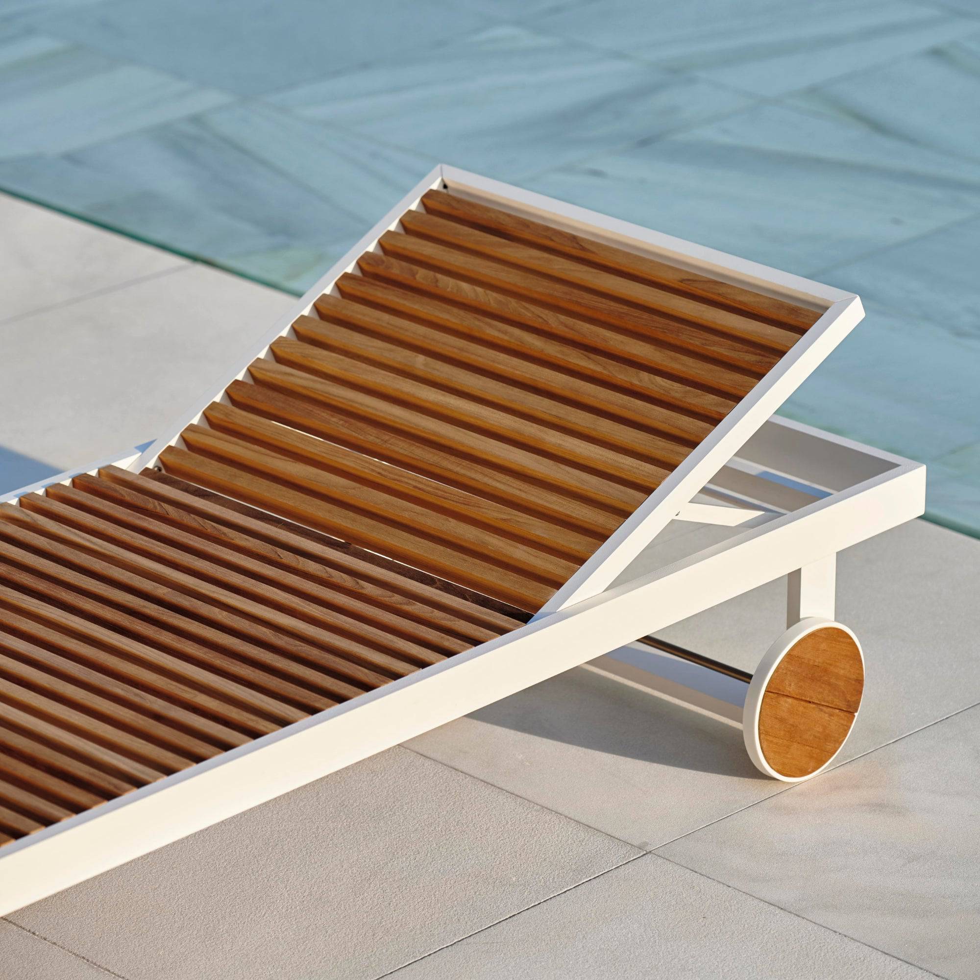 DNA Teak Chaise Lounge - THAT COOL LIVING