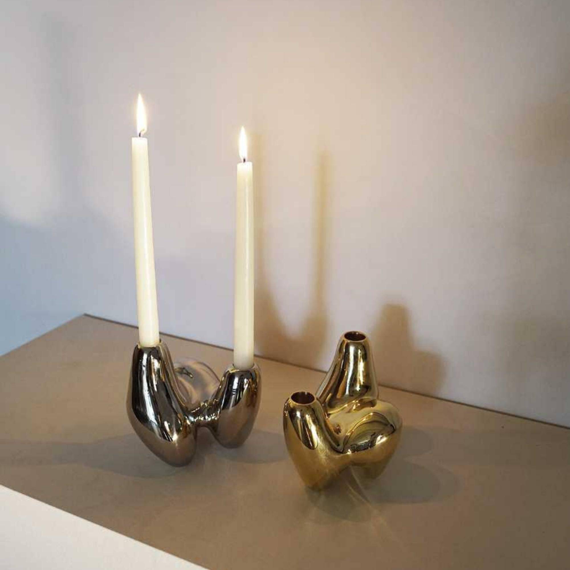 Unity Candleholder - Silver - THAT COOL LIVING