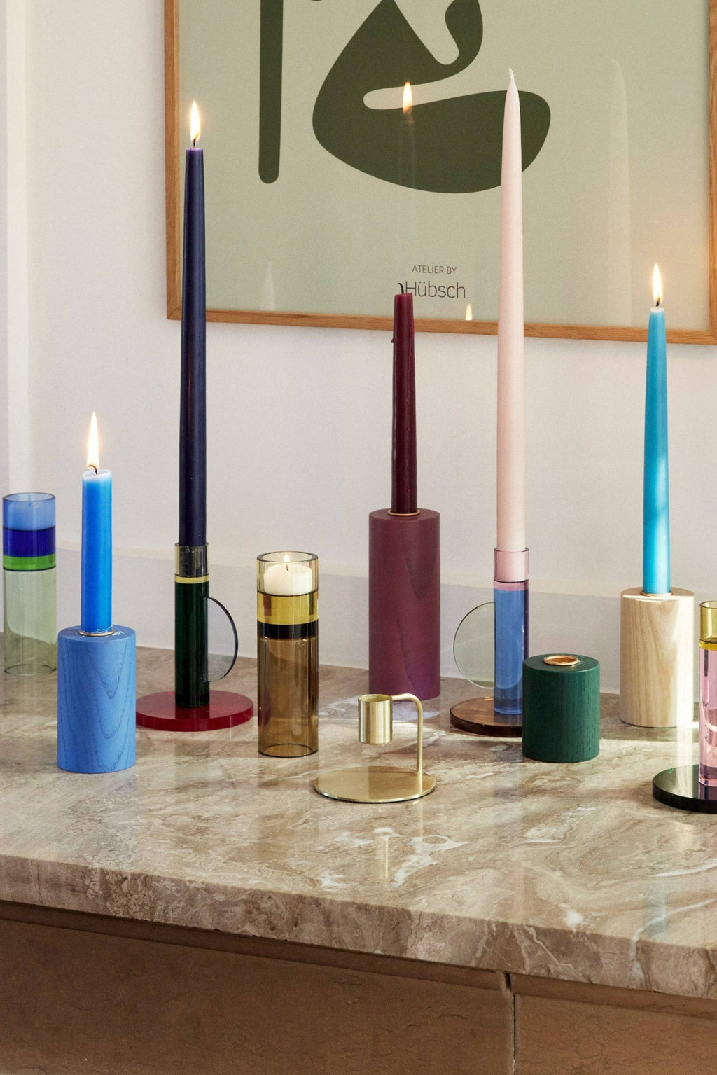 Augie Tealight Holder/Vase - Yellow - THAT COOL LIVING