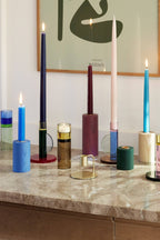 Augie Tealight Holder/Vase - Yellow - THAT COOL LIVING