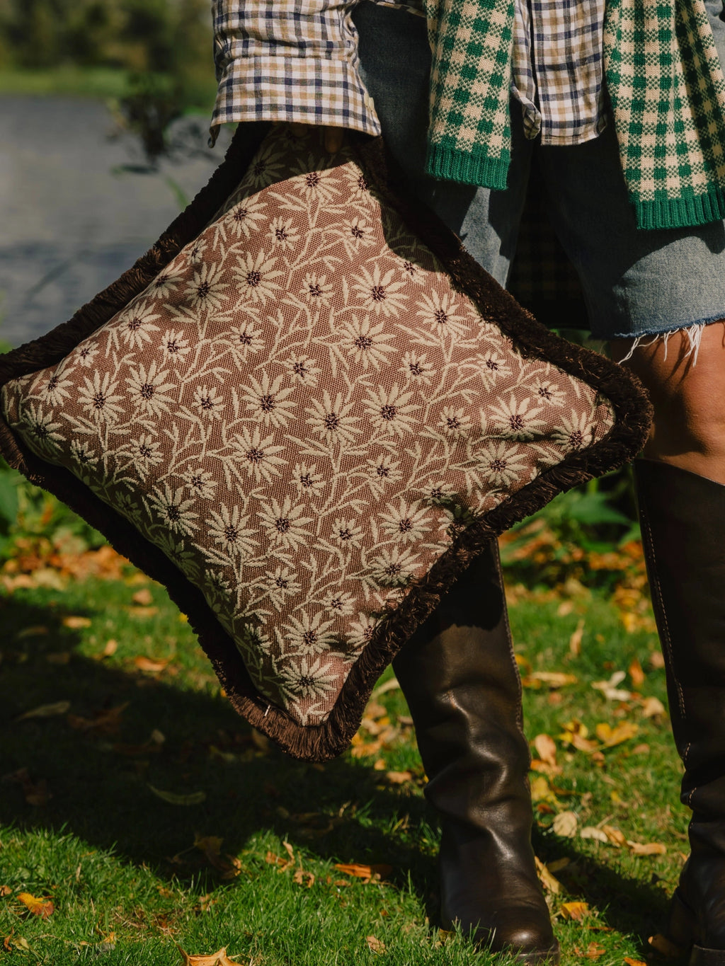 Double Sided Maya & Mako Throw Pillow