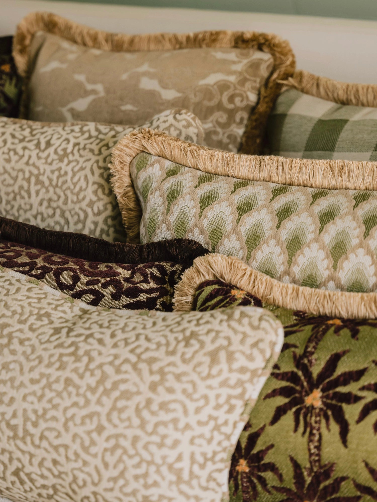 Double Sided Jessica & Brigitte Throw Pillow by Palais - THAT COOL LIVING