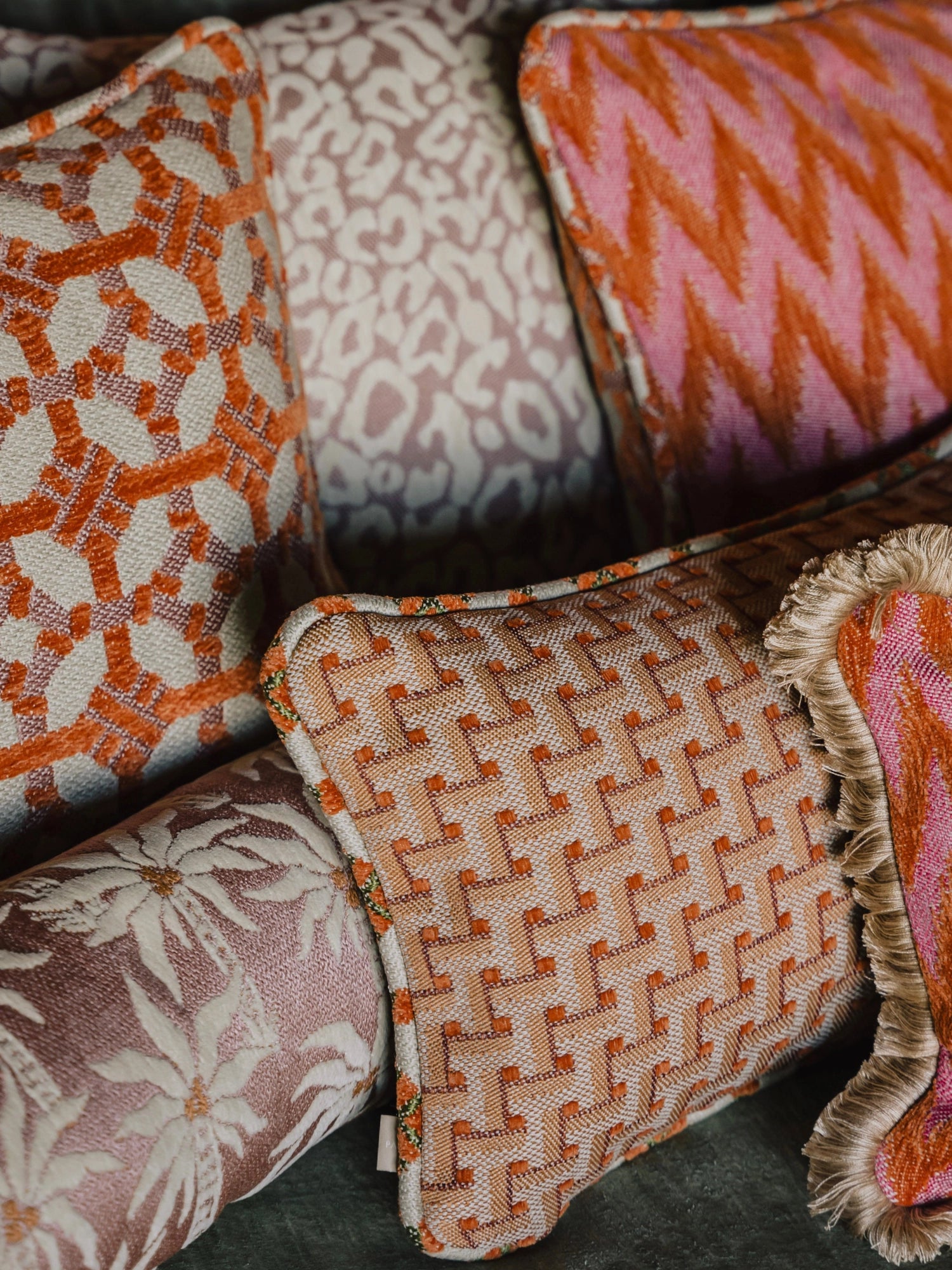 Double Sided Laura & Coco Throw Pillow by Palais - THAT COOL LIVING