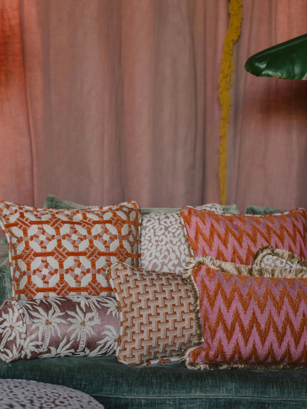 Double Sided Laura & Coco Throw Pillow