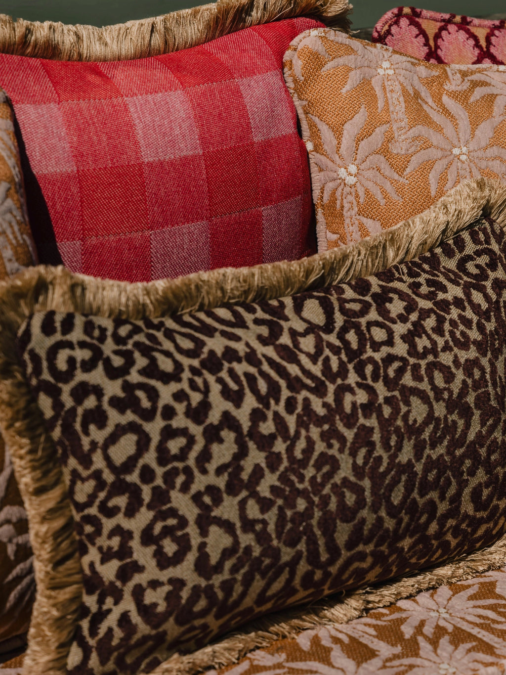 Double Sided Maya & Laura Throw Pillow