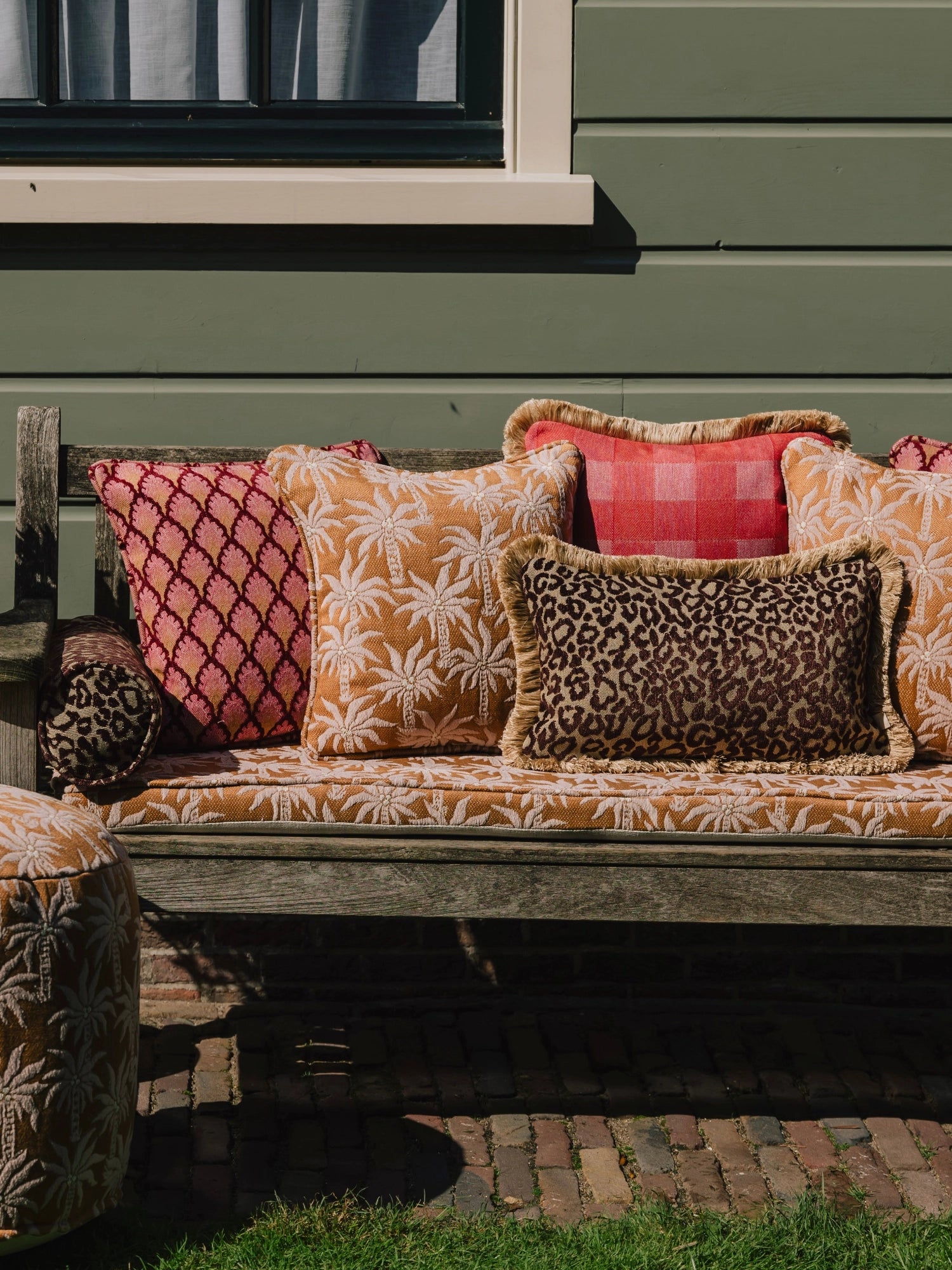 Double Sided Brigitte & Jessica Throw Pillow by Palais - THAT COOL LIVING