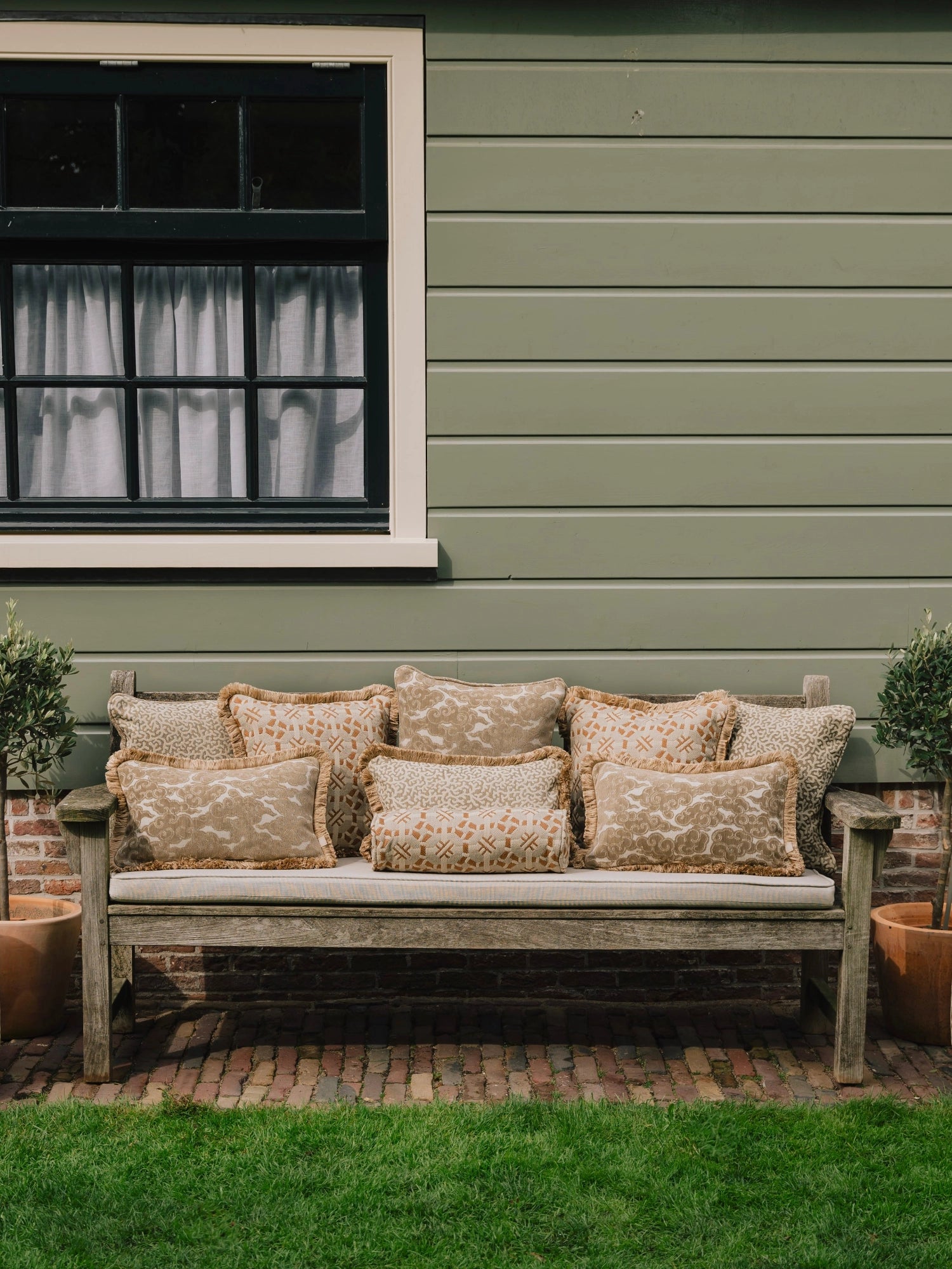 Double Sided Yin & Lauren Throw Pillow by Palais - THAT COOL LIVING