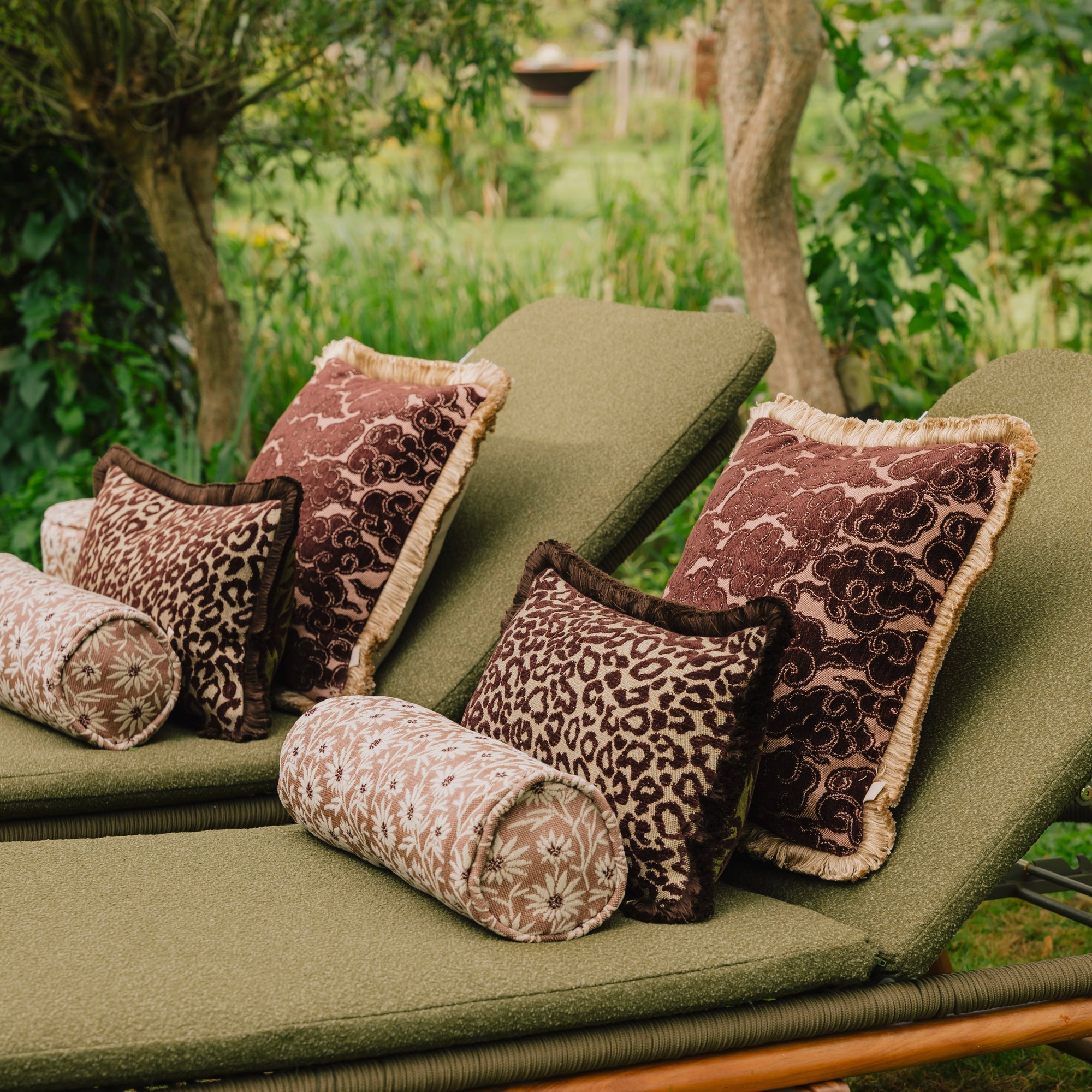 Double Sided Laura & Maya Throw Pillow by Palais - THAT COOL LIVING