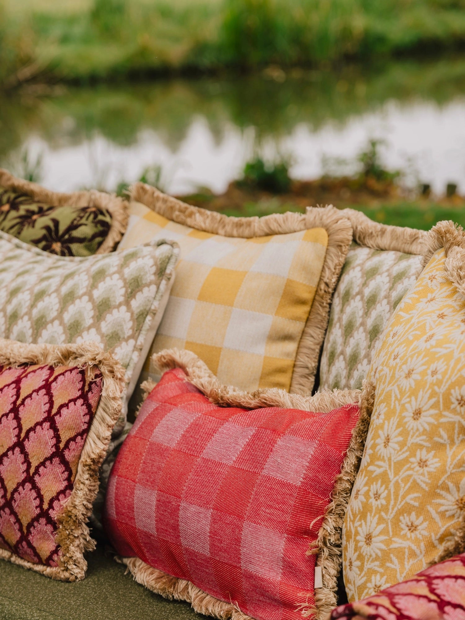 Double Sided Jessica & Brigitte Throw Pillow by Palais - THAT COOL LIVING