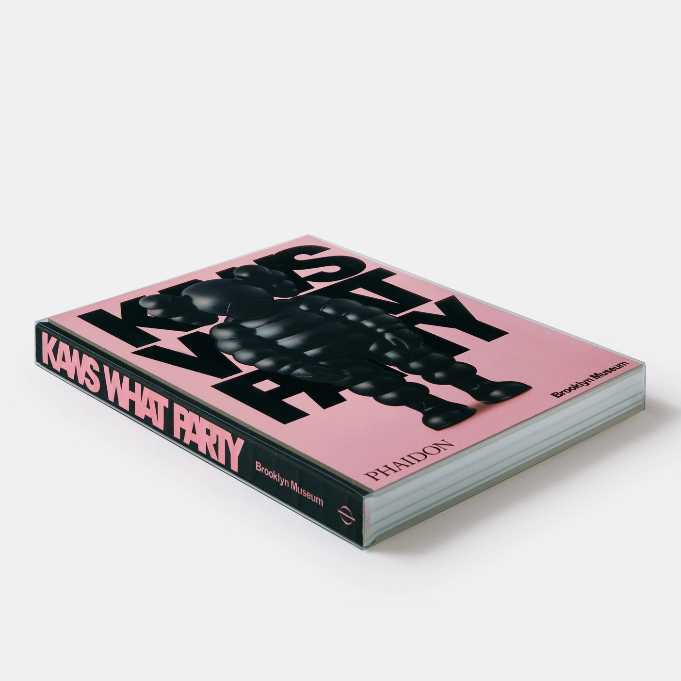 Limited edition KAWS Black on Pink figurine showcasing vibrant color contrast