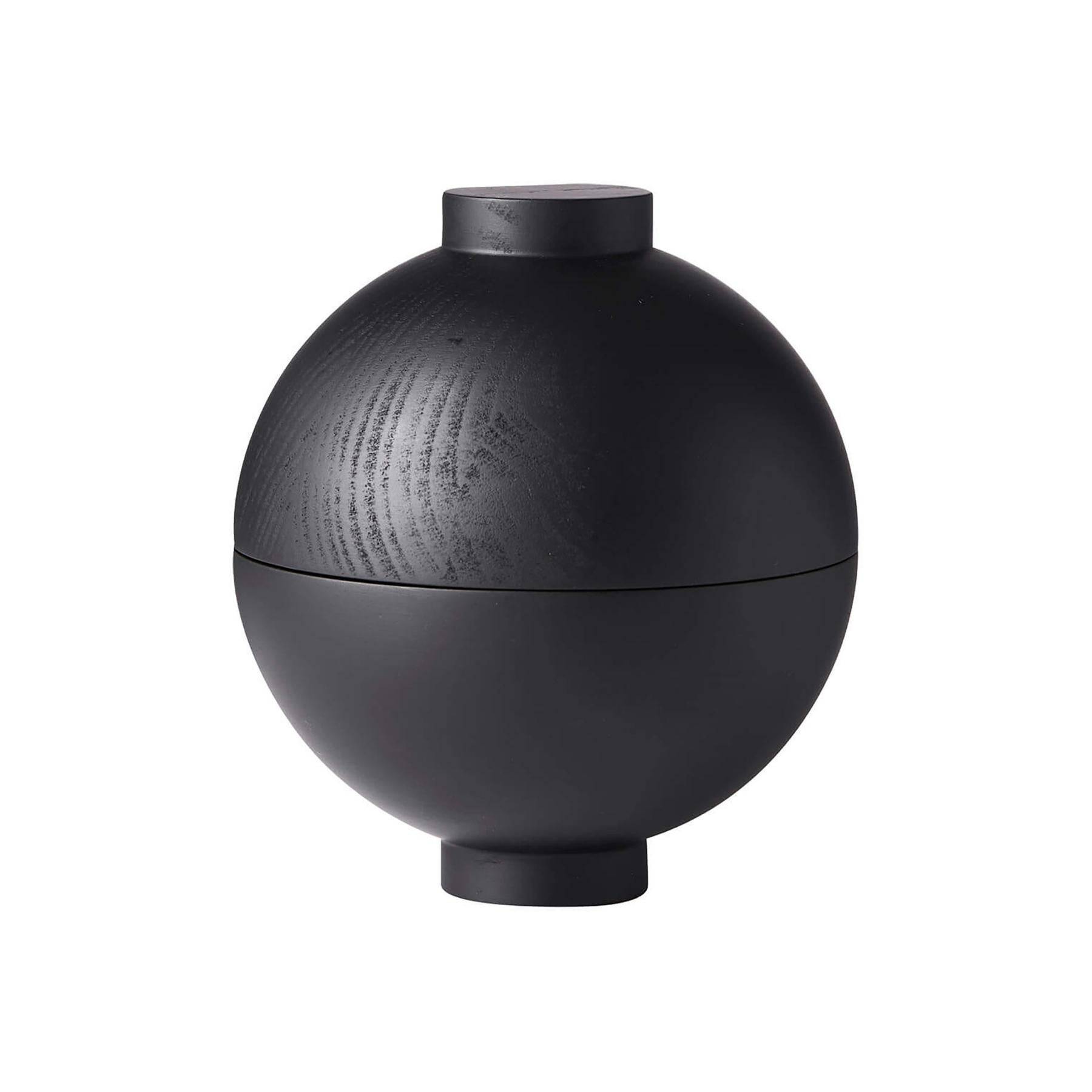 Wooden Sphere - Black - THAT COOL LIVING