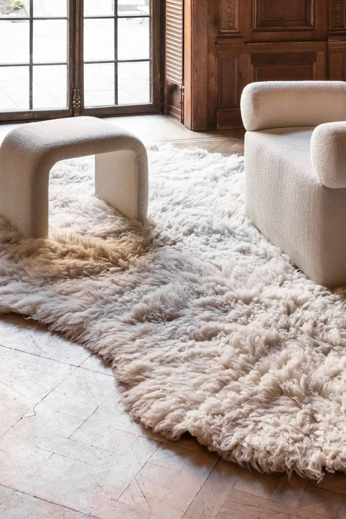 Residue Shaggy Wool Rug - THAT COOL LIVING