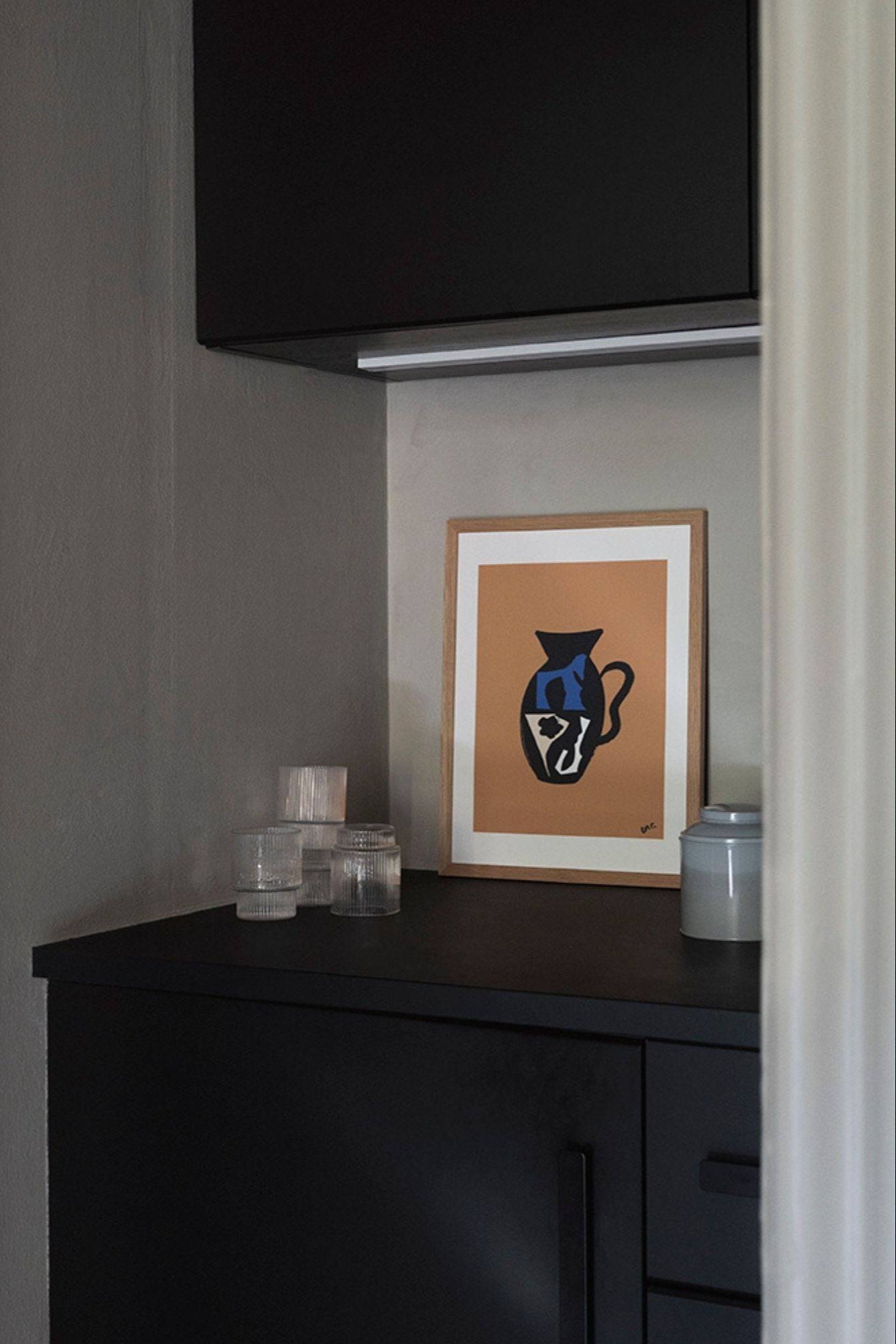 Vase 01 - Art Print by The Poster Club - THAT COOL LIVING