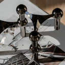 Modular Candle Holder in Black Chrome Finish with Configuration 3