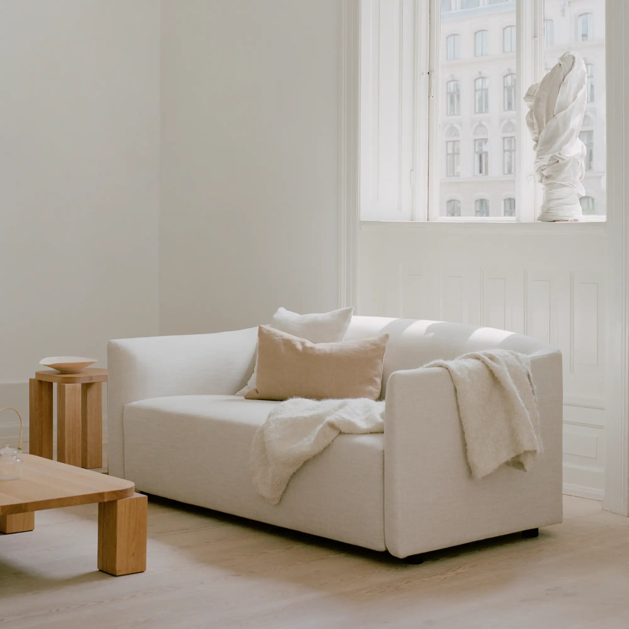 Modern, sleek, and durable Atlas Stool with a round, cushioned seat and sturdy metal legs