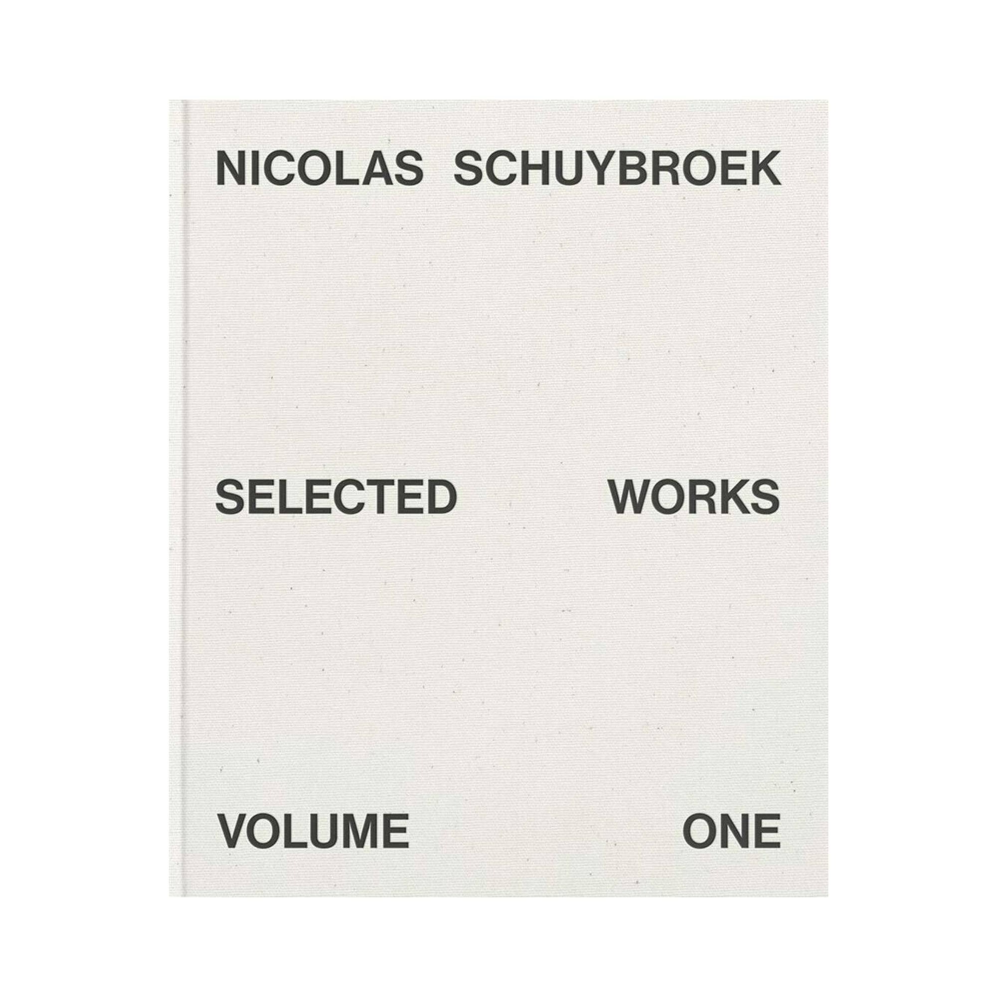 Nicolas Schuybroek : Œuvres choisies