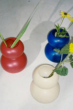 Sophisticated Tuga Vase with a metallic sheen and contemporary aesthetic