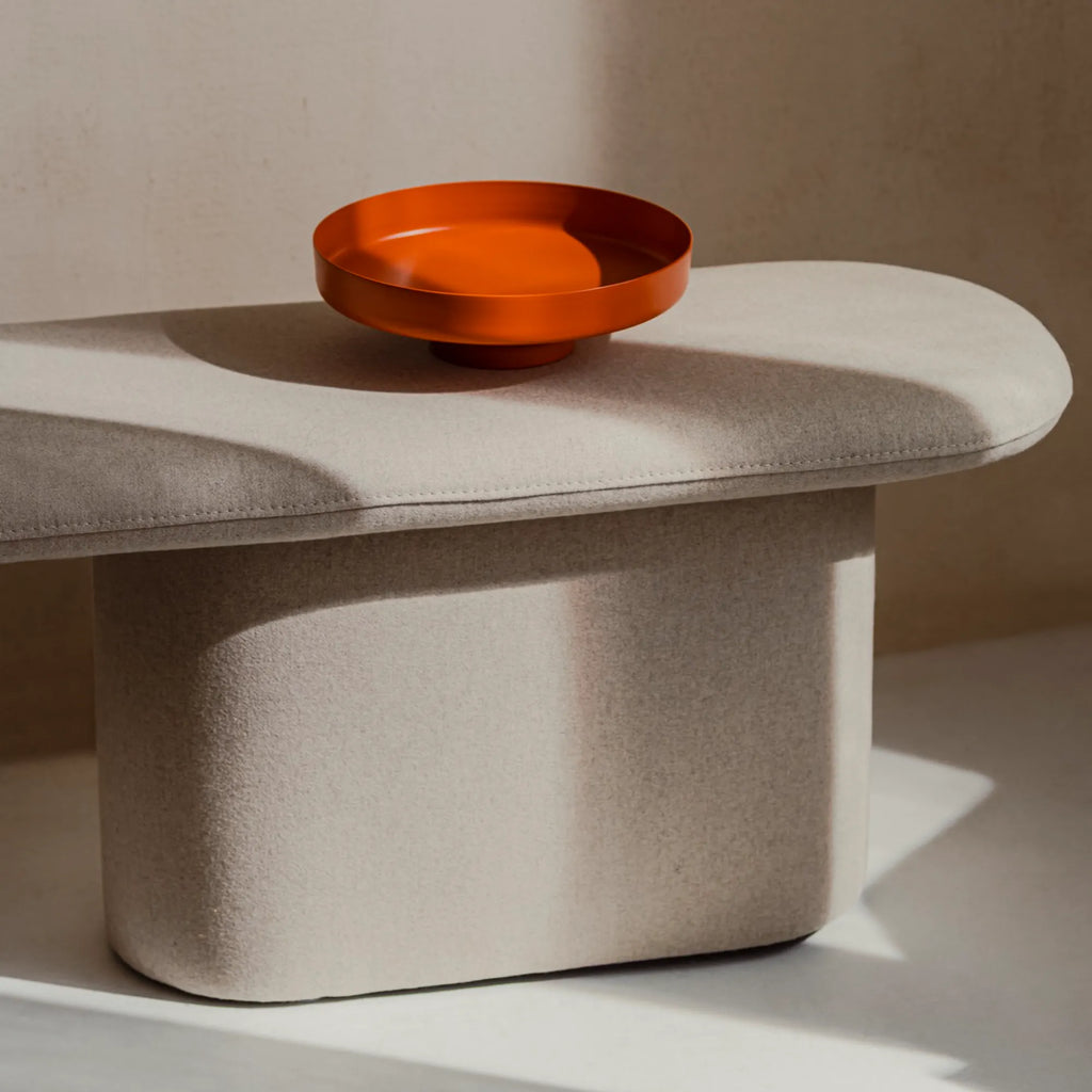  Close-up of Vilu Bowl showcasing its unique floral pattern 