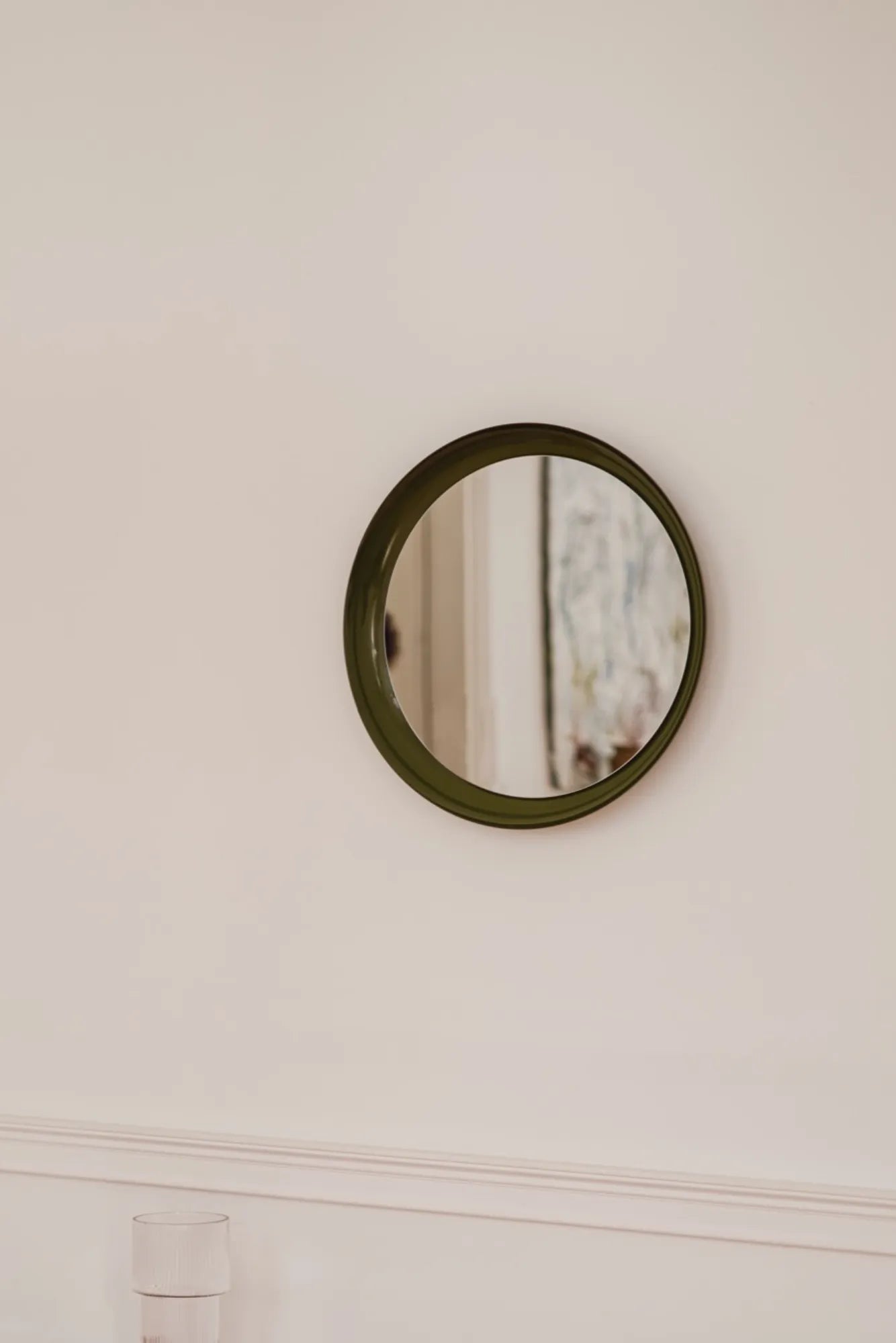  Allo Mirror with sleek modern frame and built-in LED lighting