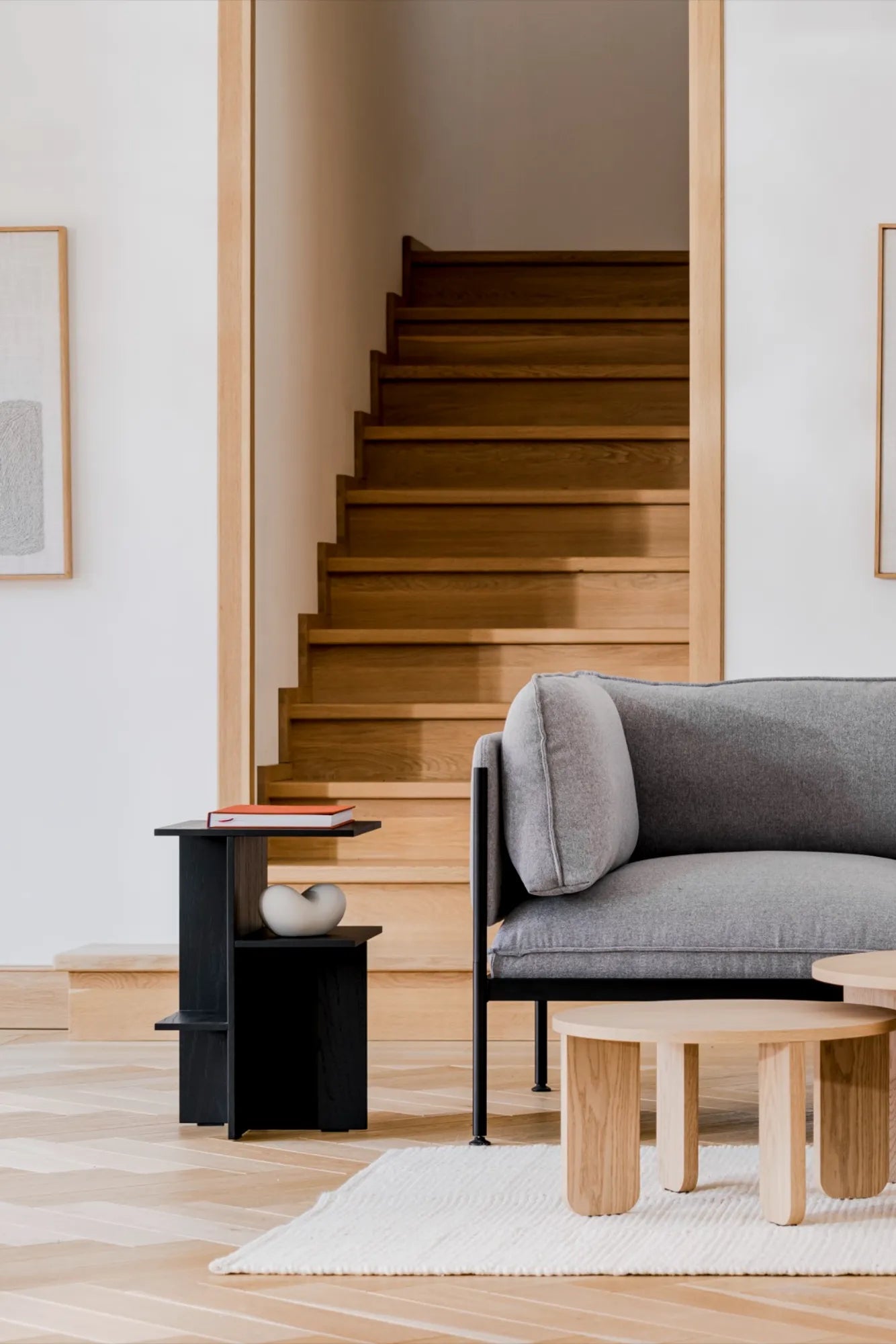 Atik Bedside Table with ample surface for bedside essentials and decor