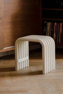  Nokk Stool with Backrest and Black Cushioned Seat 