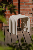  Nokk Stool in elegant white color, adding a touch of sophistication to any room