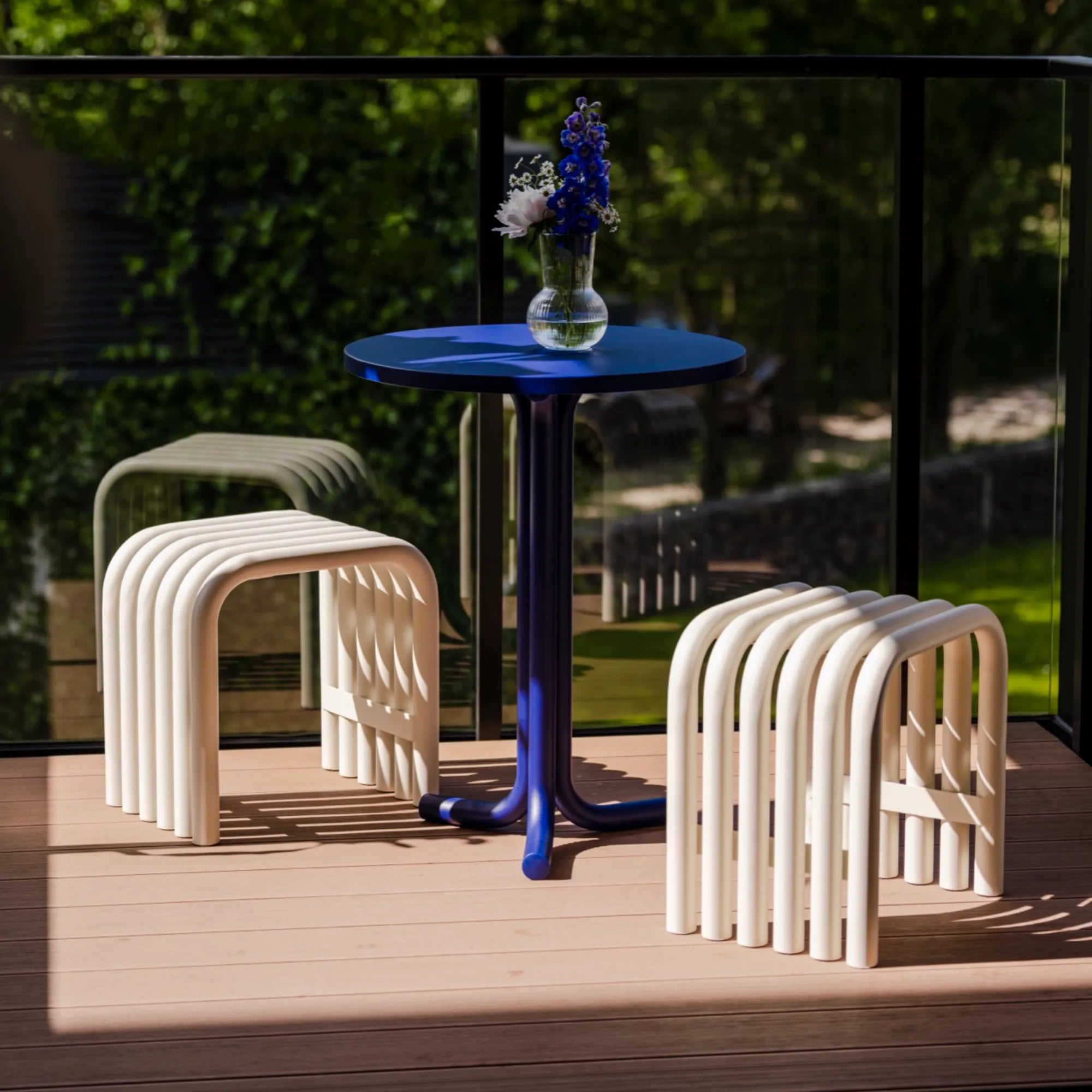 Nokk Stool in sleek black design, perfect for modern interiors