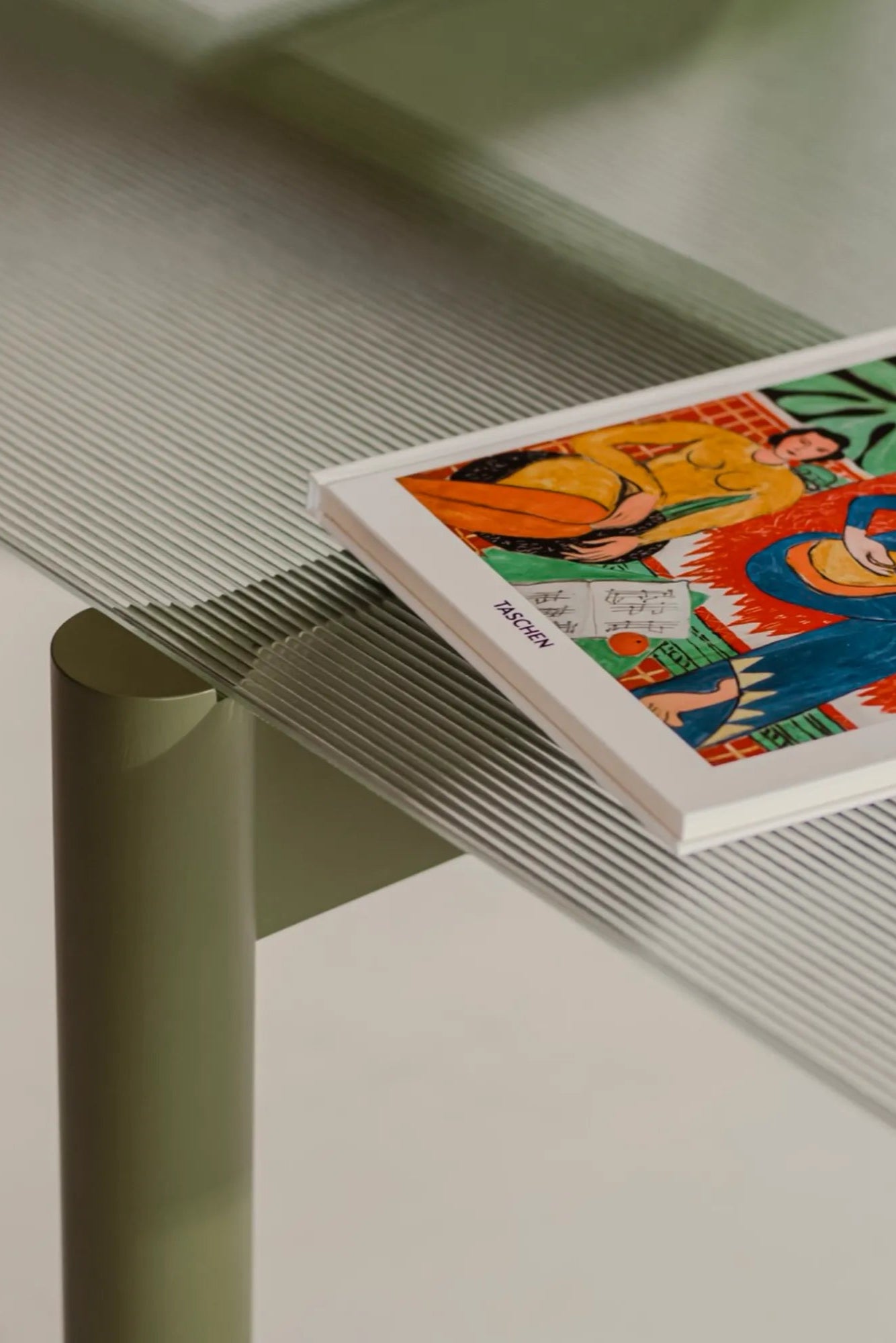 Rectangular Kob Coffee Table with metal legs and glass top showcasing elegant style