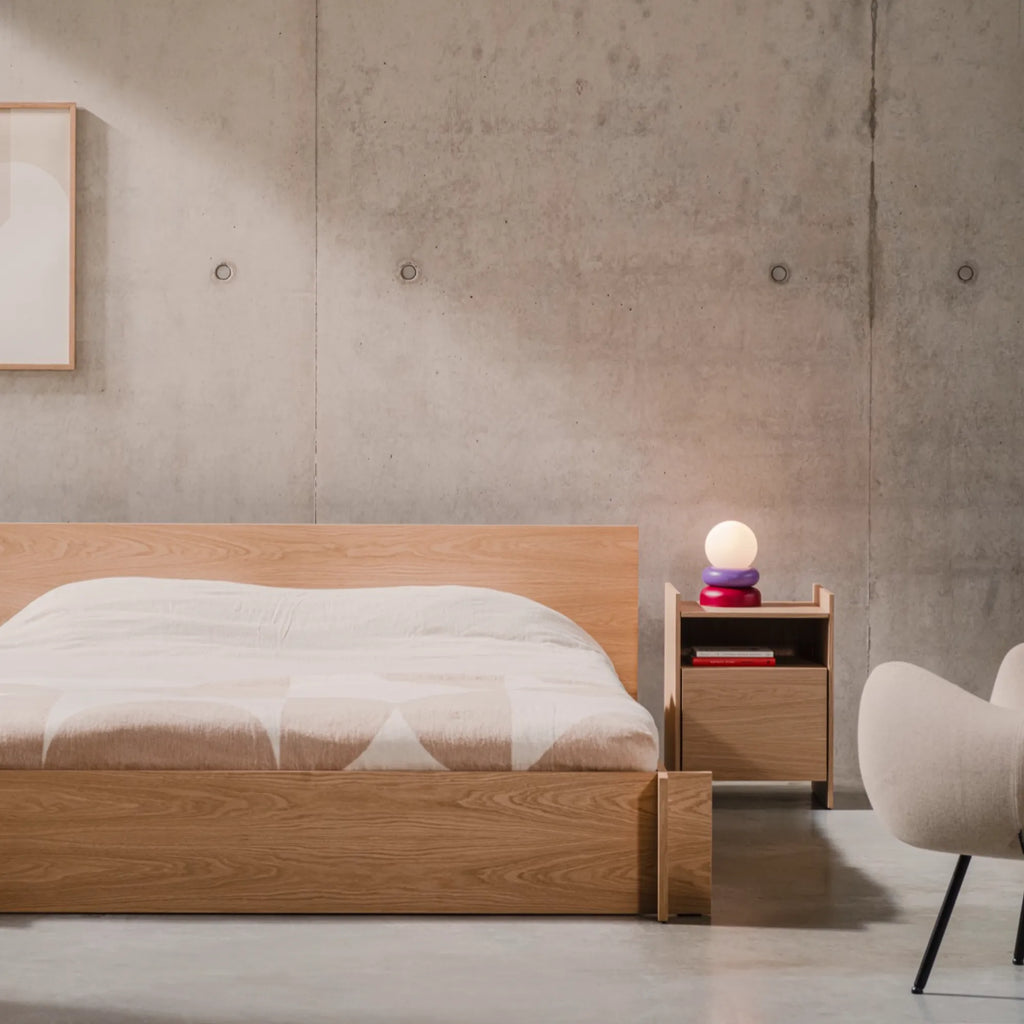 Toopt Bedside Table with versatile design that complements various bedroom decor styles