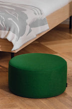 Folk Pouf - Low with a relaxed and inviting look, perfect for lounging