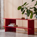 Modern Hes Shelving Unit with adjustable shelves and sleek metal frame