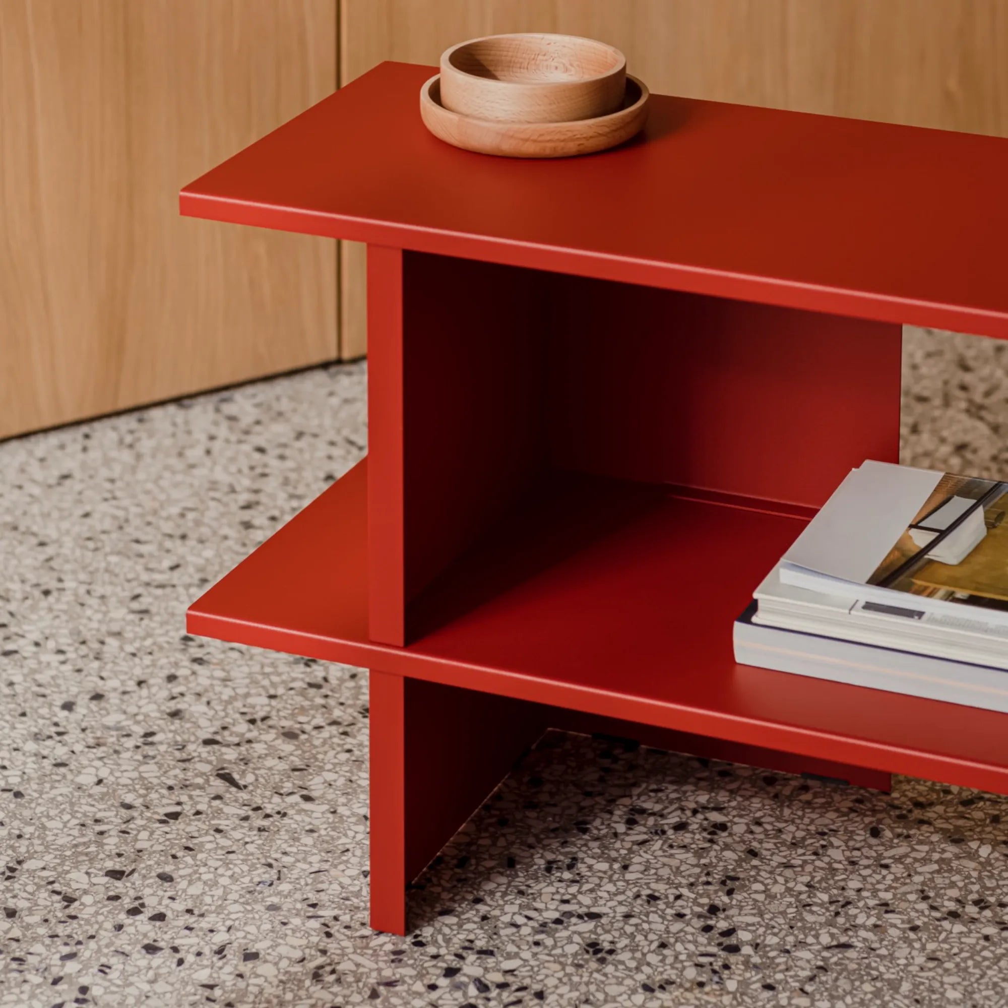 Sturdy Hes Shelving Unit made of durable metal and wood materials for long-lasting use