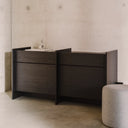 Spacious Hido Sideboard with ample storage space and metal legs