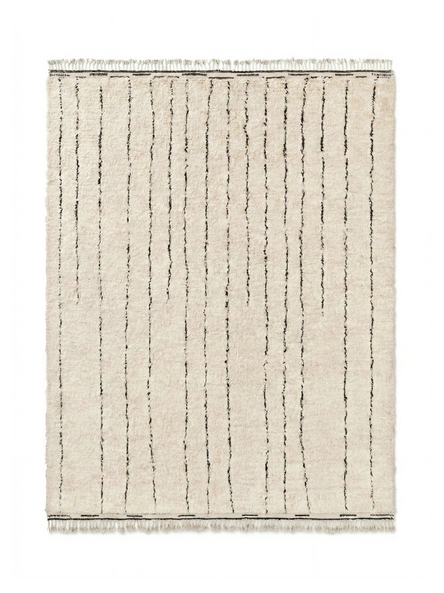 Lines Shaggy Wool Rug by THAT COOL LIVING - THAT COOL LIVING
