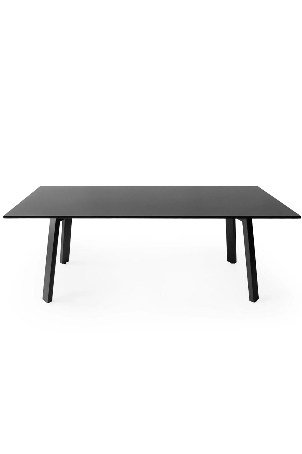 Flat Dining Table - Black - Rectangle - THAT COOL LIVING