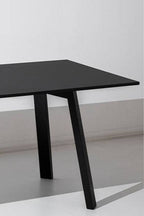 Flat Dining Table - Black - Rectangle - THAT COOL LIVING