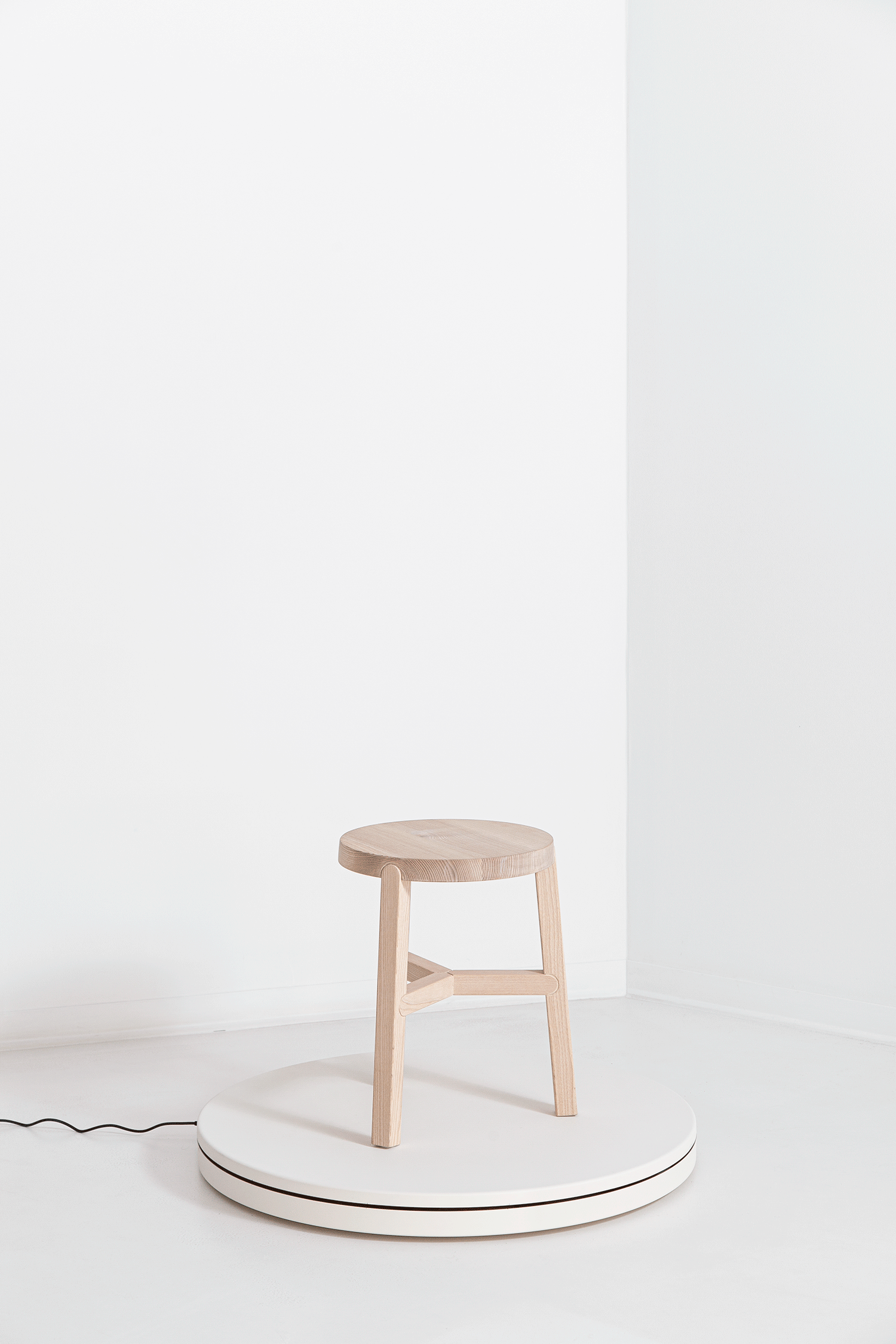 Glyph Stool - Beech by Porventura - THAT COOL LIVING