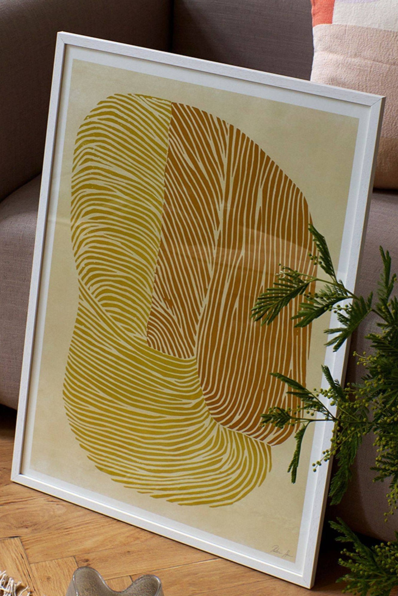 Yellow Reef - Art Print by The Poster Club - THAT COOL LIVING
