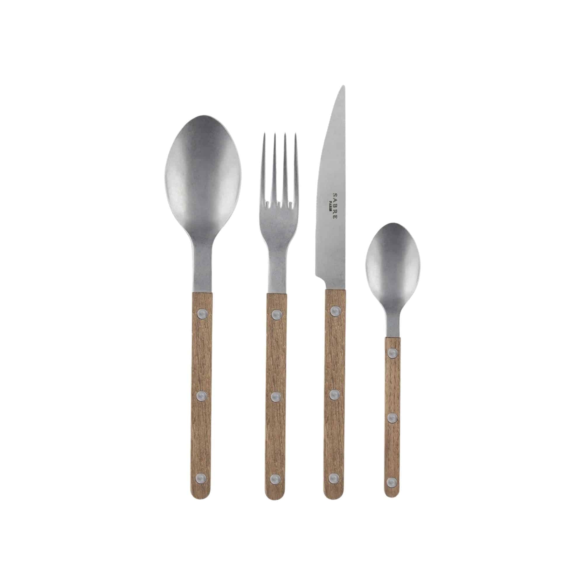 Bistrot Cutlery Set - Teak - THAT COOL LIVING