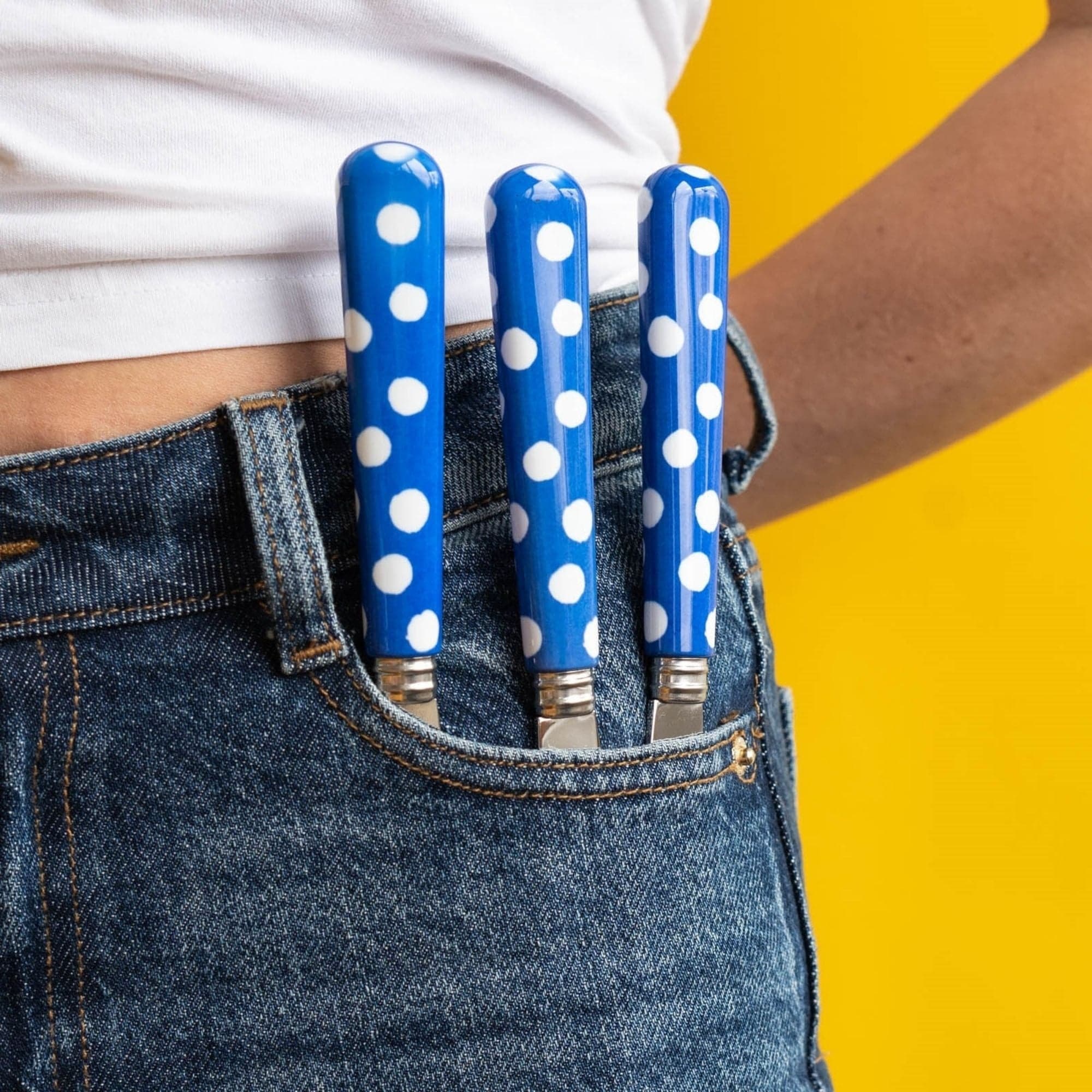 White Dots Cutlery Set - THAT COOL LIVING