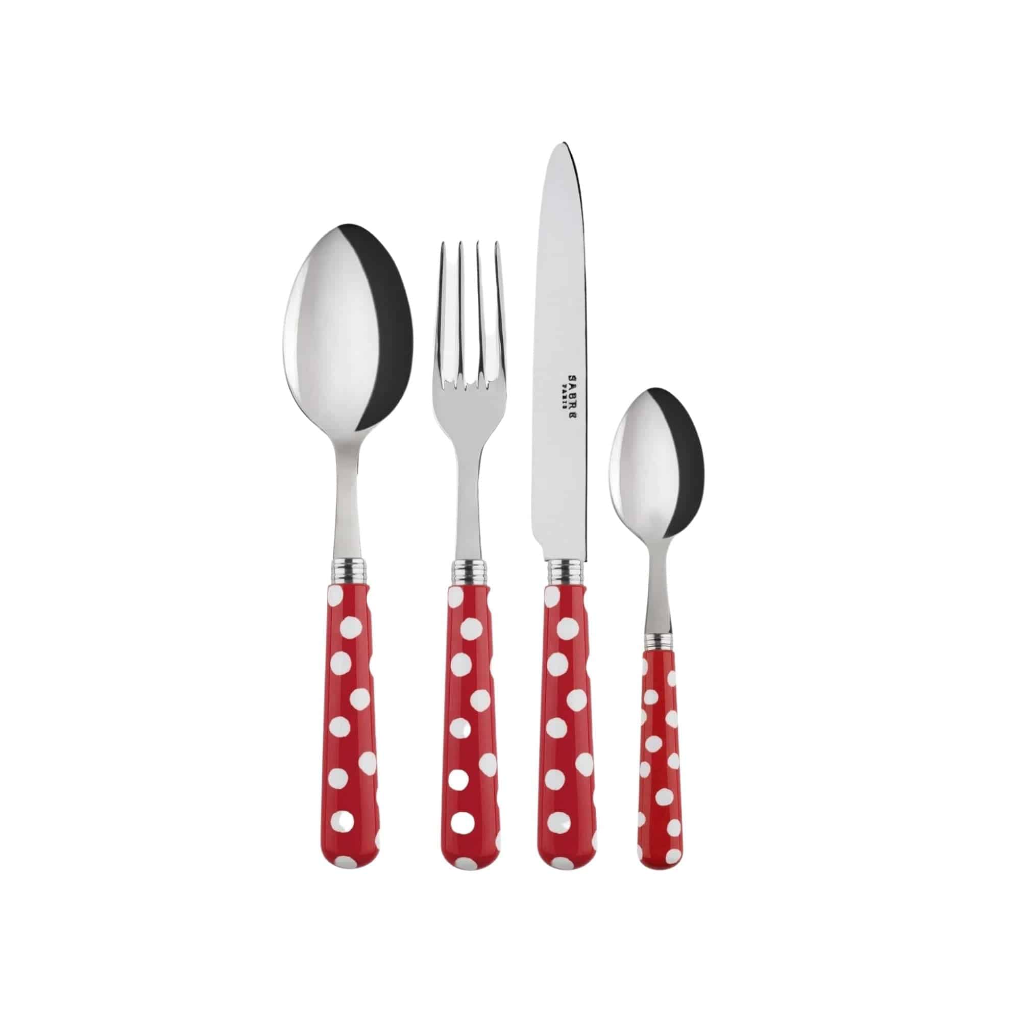White Dots Cutlery Set - THAT COOL LIVING