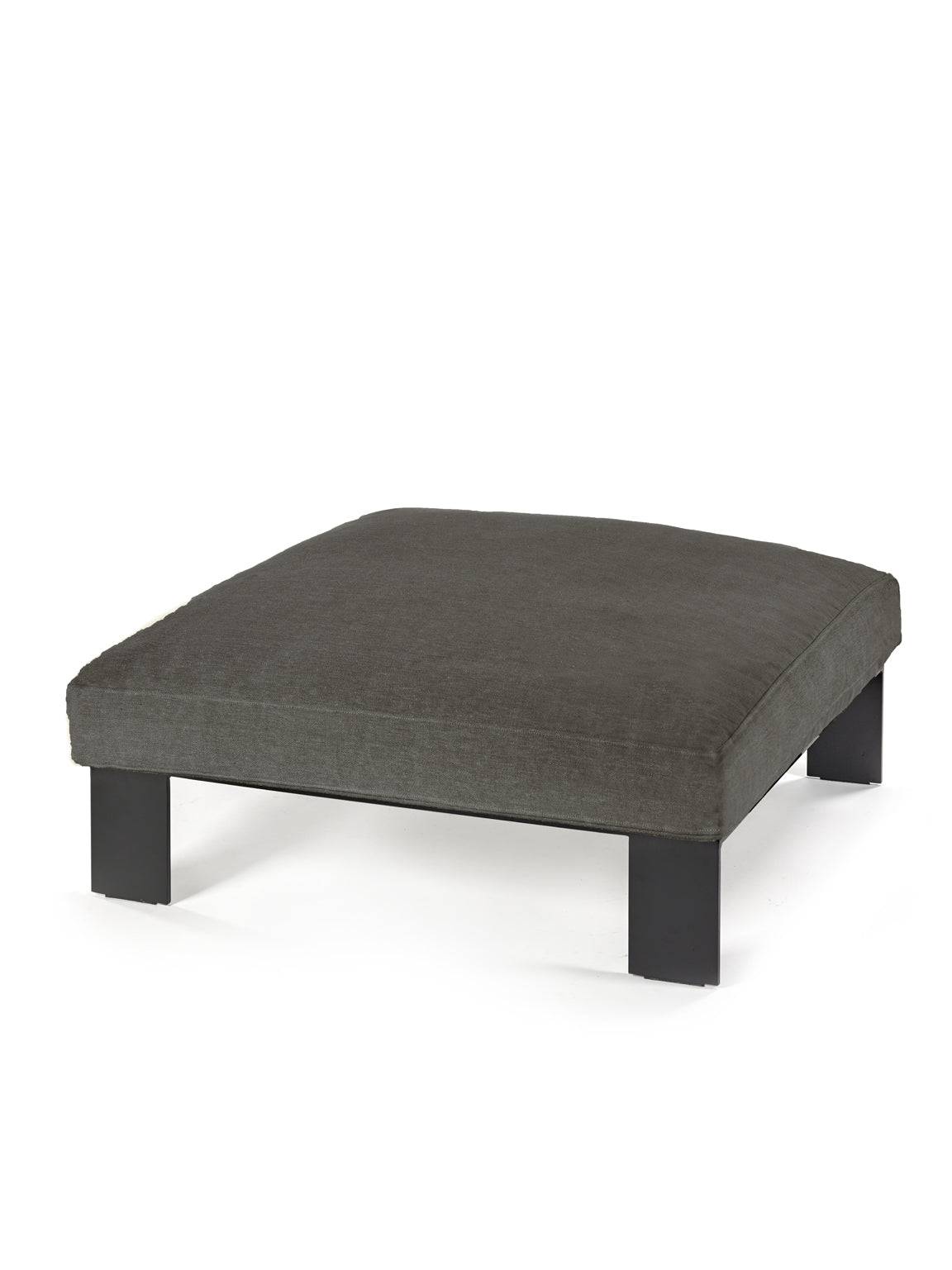 Mombaers Ottoman - Charcoal - THAT COOL LIVING