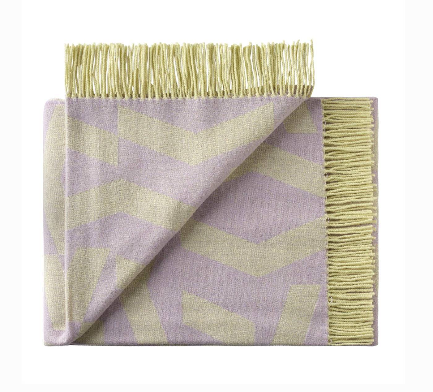 Dashes Throw - Lilac Yellow - THAT COOL LIVING